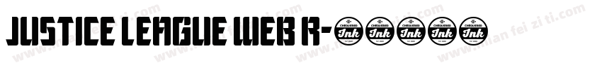 Justice League Web R字体转换